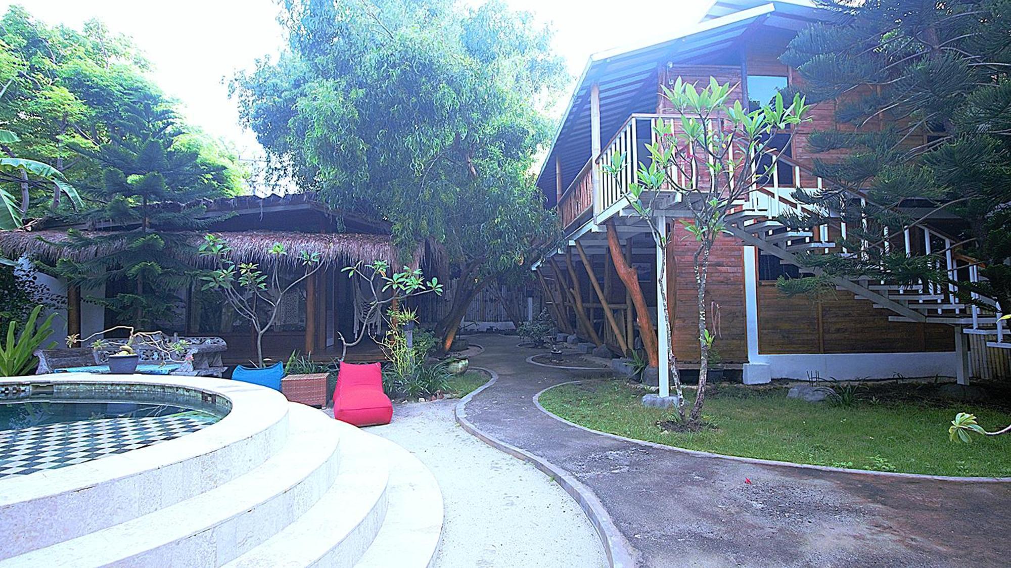 Serene Beach Villa Gili Trawangan Exteriör bild
